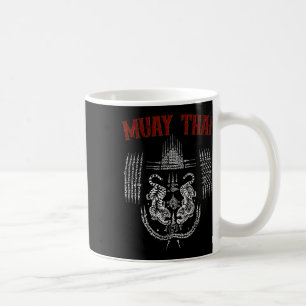 Taza De Café Tatuaje de Sak Yant Muay Thai Kickboxing Cultura A