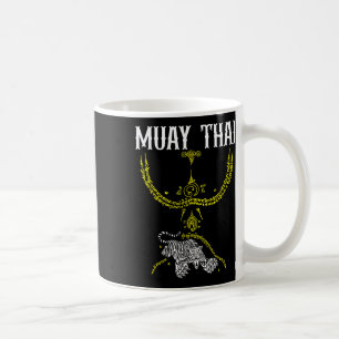 Taza De Café Tatuaje de tigre Sak Yant Muay Thai Kickboxing asi