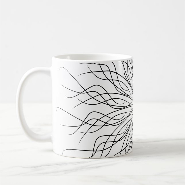 Taza De Café Tatuaje mandala pagano espiritual (Izquierda)