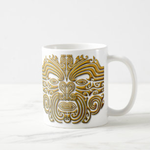 Taza De Café Tatuaje maorí - Oro