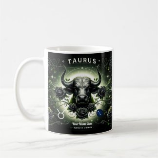 Taza De Café Tauro "arraigado en la fuerza" Zodiac Mug