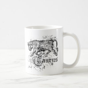 Taza De Café Tauro de zodiaco vintage