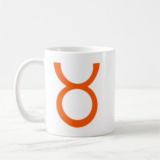 Taza De Café Tauro en Naranja