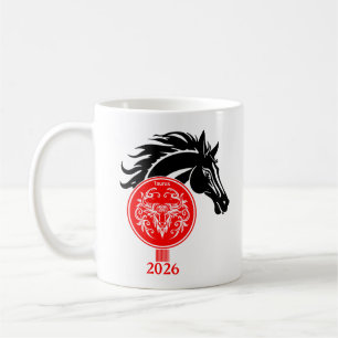 Taza De Café Tauro x año del caballo 2026