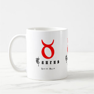 Taza De Café TAURUS 20 de abril a 20 de mayo