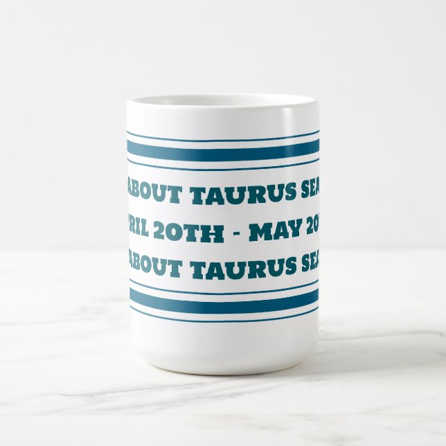Taza De Café Taurus Season Coffee Mug (Centro)