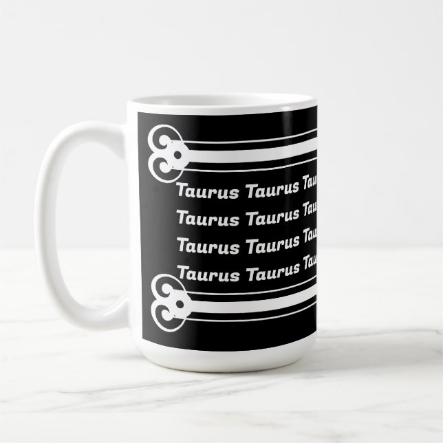 Taza De Café Taurus Vibes Coffee Mug (Izquierda)