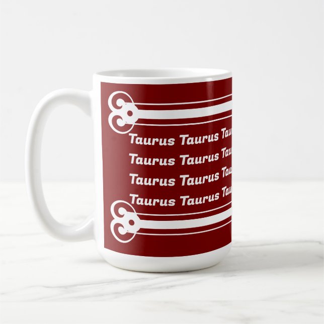 Taza De Café Taurus Vibes Coffee Mug (Izquierda)