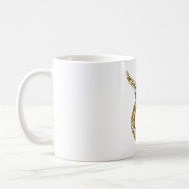 Taza De Café Taurus Zodiac - Oro tribal