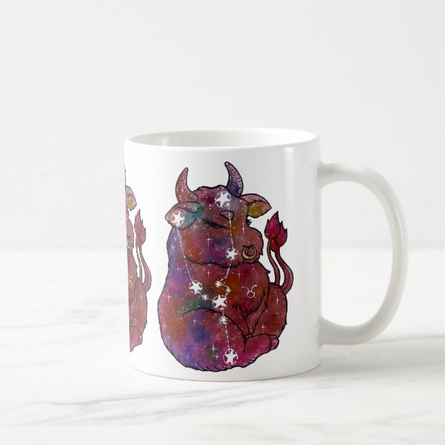 Taza De Café Taurus Zodiac Sign Birthday  (Derecha)