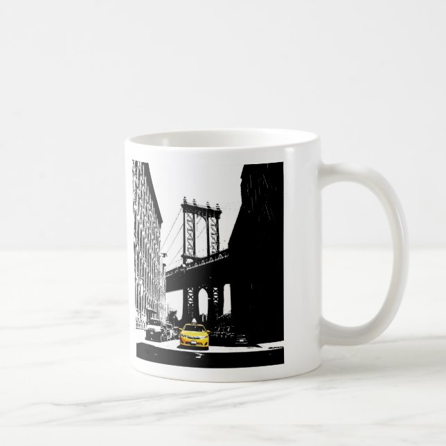 Taza De Café Taxi Amarillo Nyc de Nueva York (Derecha)
