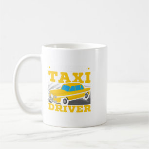 Taza De Café Taxista Oficial Taxista Taxicab Chofer Cabbie 1