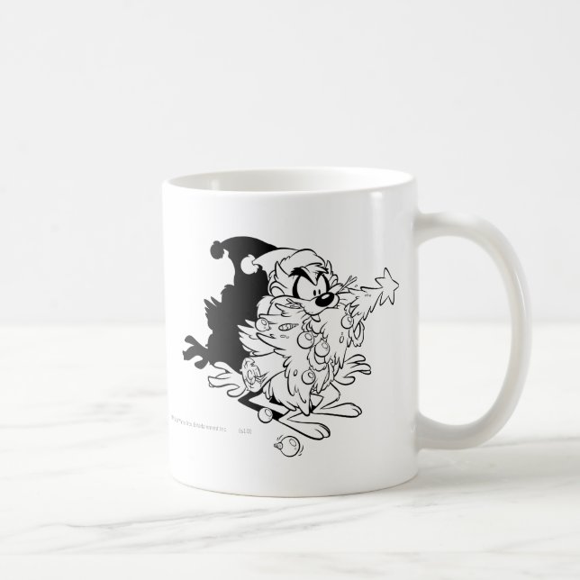 Taza De Café TAZ™ comiendo árbol de Navidad (Derecha)