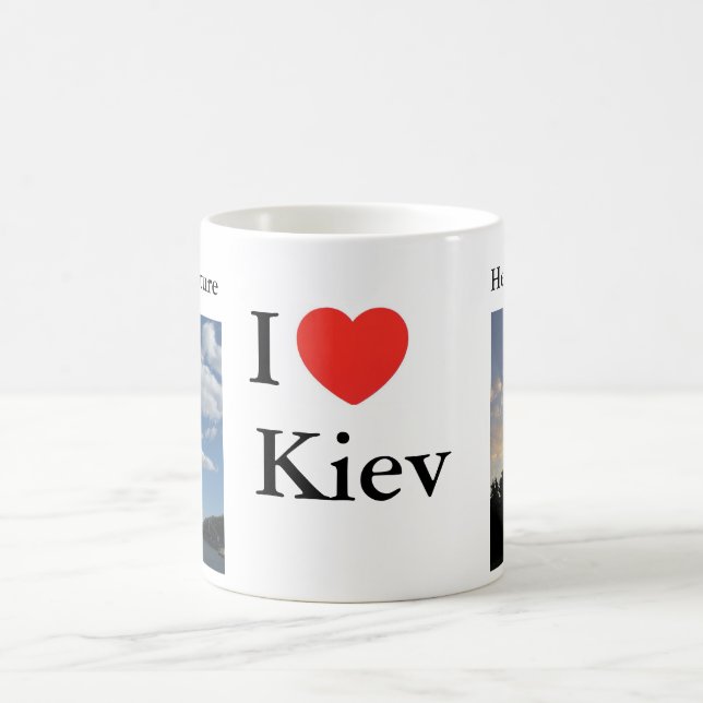 Taza De Café Taza. Amo Kiev. Ucrania (Centro)