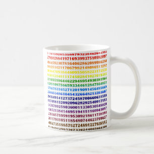 Taza De Café ¡Taza asombrosa del arco iris pi!!