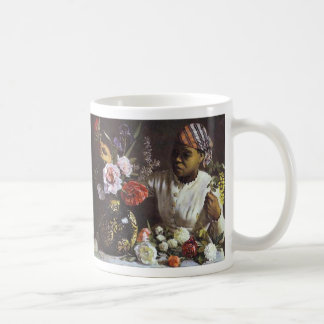 Taza De Café Taza: Bazzile Negress con los Peonies