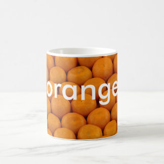 Taza De Café taza: colorea el naranja alemán (el naranja)