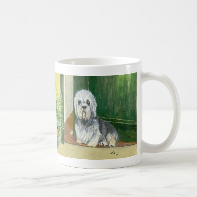 Taza De Café Taza: Dandie Dinmont Terrier (Derecha)