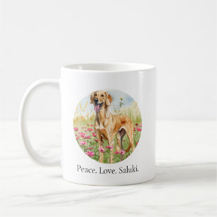 Taza de café - Taza de amante de perro saluki de p