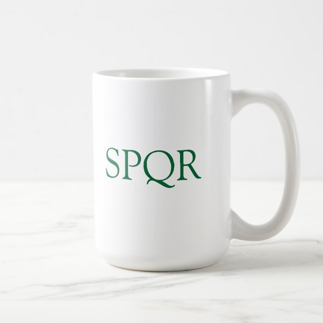 Taza De Café "Taza de café de SPQR " (Derecha)