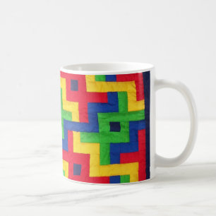 Taza De Café "Taza de café del edredón de remiendo"