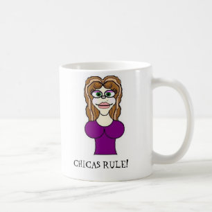 Taza De Café ¡Taza de café mexicana, REGLA de CHICAS!