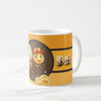 Taza De Café "Taza De Cerámica De Abejorro Lindo Y Panal De Mie