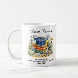 Taza De Café 🎓Taza de Graduación de Física: Logro Destacado