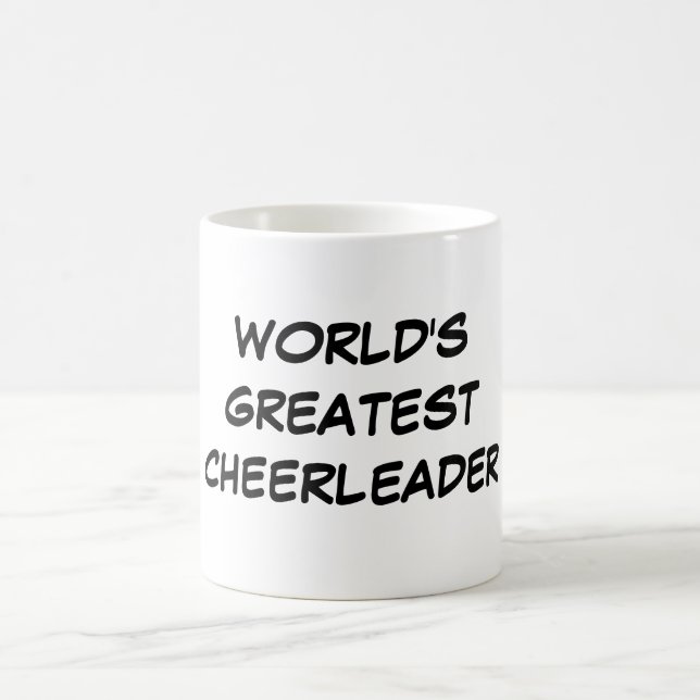 Taza De Café "Taza de la animadora más grande del mundo" (Centro)