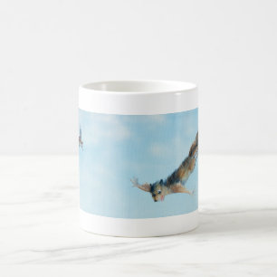 Taza De Café "Taza de la ardilla de vuelo"