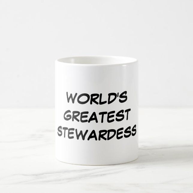 Taza De Café "Taza de la azafata más grande del mundo" (Centro)