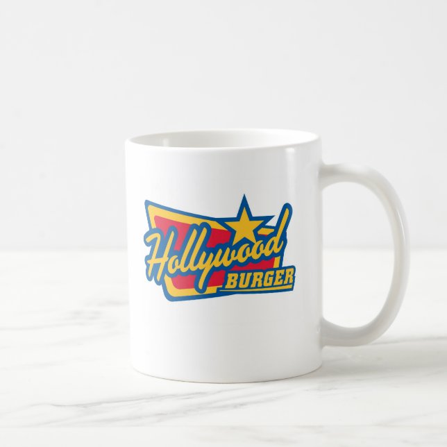 Taza De Café ¡Taza de la hamburguesa de Hollywood - vayamos a (Derecha)