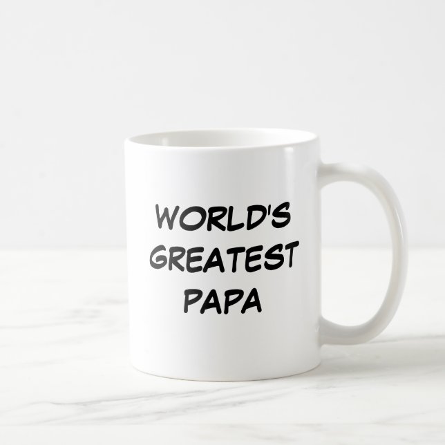 Taza De Café "Taza de la papá más grande del mundo" (Derecha)