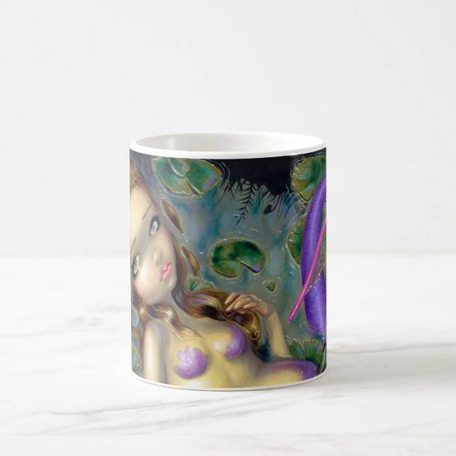 Taza De Café "Taza de la sirena de la libélula" (Centro)