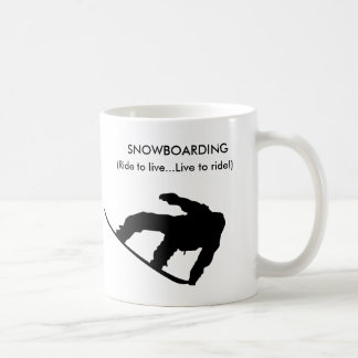 Taza De Café ¡taza de la snowboard!