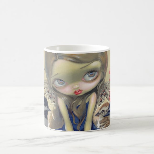 Taza De Café "Taza de los pájaros del patio trasero" (Centro)