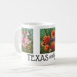 Taza De Café "Taza de los Wildflowers de Tejas"