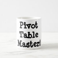 ¡Taza del amo de la tabla del pivote!