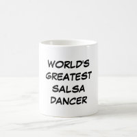 "Taza del bailarín más grande de la salsa del