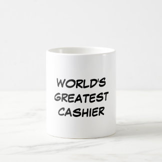 Taza De Café "Taza del cajero más grande del mundo"