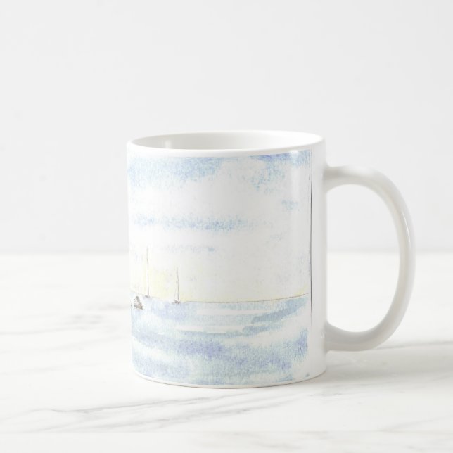 Taza De Café "Taza del castillo de Polruan" (Derecha)