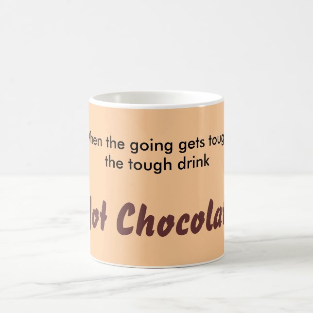 Taza De Café "Taza del chocolate caliente de la bebida" (Centro)