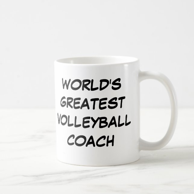 Taza De Café "Taza del coche más grande del voleibol del mundo" (Derecha)