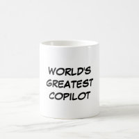 "Taza del copiloto más grande del mundo"