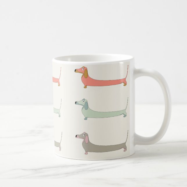 Taza De Café ¡Taza del Dachshund! (Derecha)
