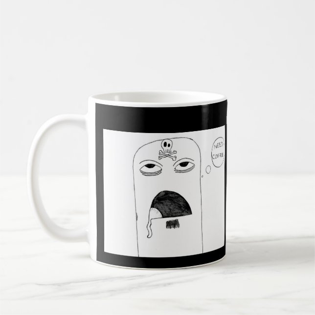 Taza De Café Taza del demonio del café (Izquierda)