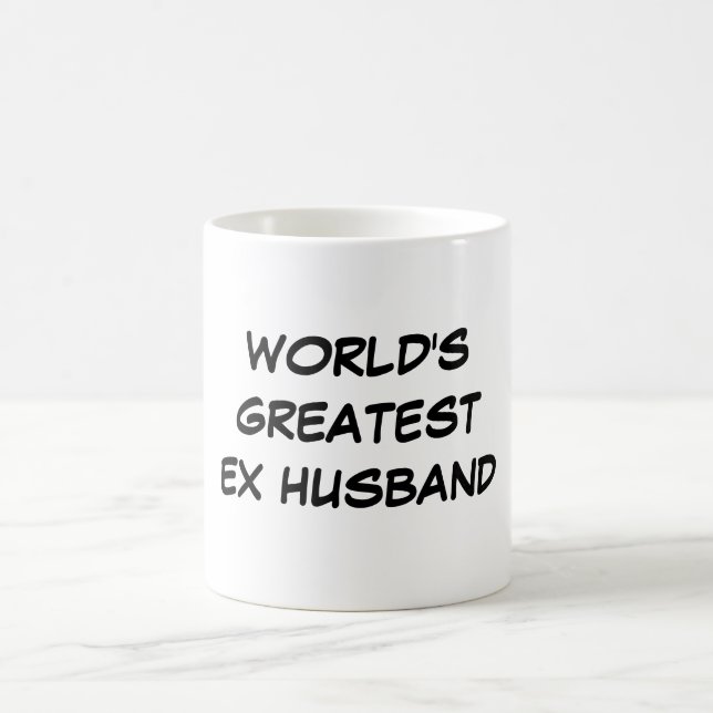 Taza De Café "Taza del ex marido más grande del mundo" (Centro)