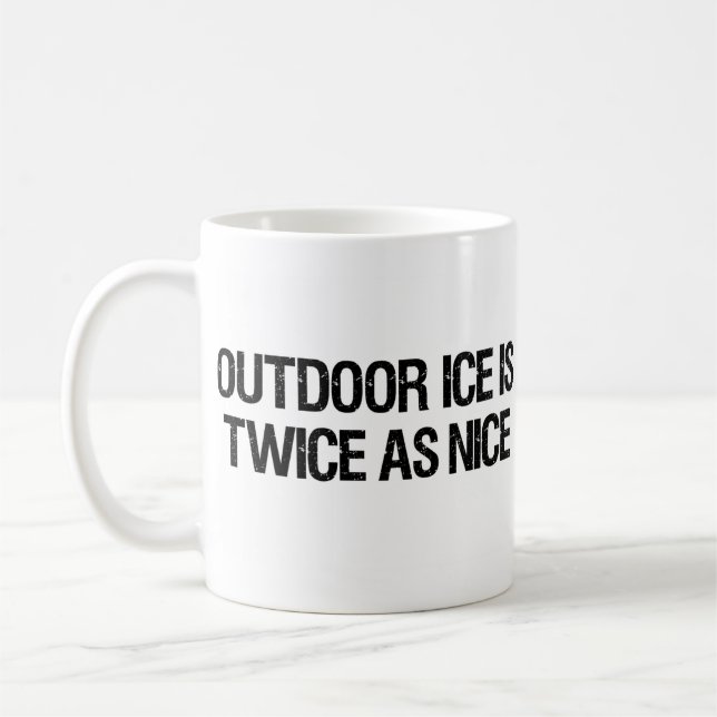 Taza De Café "Taza del hielo del exterior" (Izquierda)