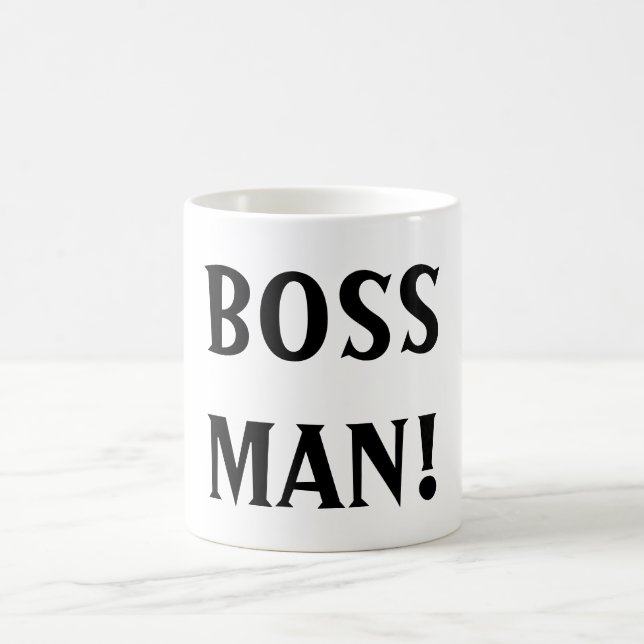 Taza De Café "Taza del hombre de Boss" (Centro)
