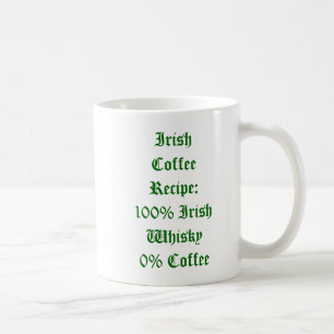 Taza De Café Taza del humor del café irlandés